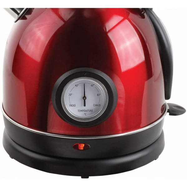 Bouilloire électrique Rétro LIVOO 1800W-1.8L Rouge (DOD157) Bouilloire électrique Rétro LIVOO 1800W-1.8L Rouge (DOD157)